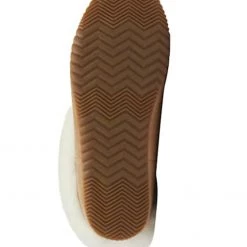 Sorel The Faux Fur Trim Slippers In Natural