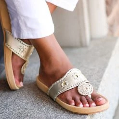 Jack Rogers The Comfort Jack Sandal In Platinum Shoes 5 Jack Rogers The Comfort Jack Sandal In Platinum Shoes