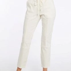 Sanctuary The Pull On Straight Pant In Buttercream