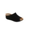 Californians The Center Split-Seam Slide Sandal In Black Shoes
