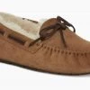 Ugg The Dakota Lace Moccasin Slipper In Chestnut Shoes