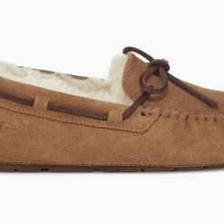 Ugg The Dakota Lace Moccasin Slipper In Chestnut Shoes