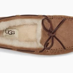 Ugg The Dakota Lace Moccasin Slipper In Chestnut Shoes
