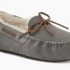 Ugg Shoes The Dakota Lace Moccasin Slipper In Pewter