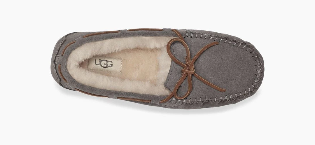 Ugg Shoes The Dakota Lace Moccasin Slipper In Pewter 3 Ugg Shoes The Dakota Lace Moccasin Slipper In Pewter