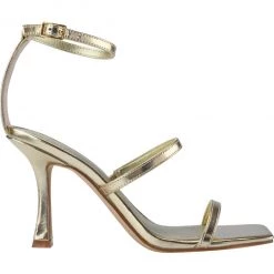 Marc Fisher Event Shoes The Three Band Dress Sandal In Gold