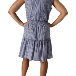 Drew Contemporary Clothing The Porter Dress In Navy Stripe