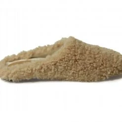 Vaneli The Faux Fur Slipper In Beige Shoes