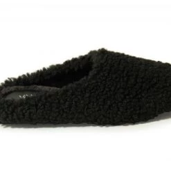 Vaneli The Faux Fur Slipper In Black