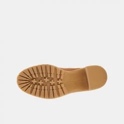 Dolce Vita Shoes The Waterproof Lug Sole Gored Bootie In Camel