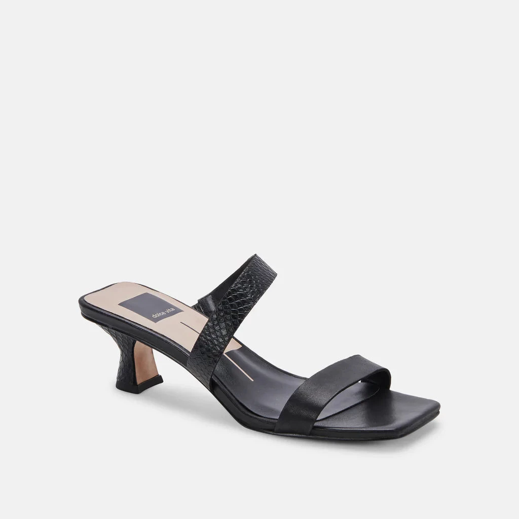 Dolce Vita The Mid Heel Asymmetrical Sandal In Black Shoes 1 Dolce Vita The Mid Heel Asymmetrical Sandal In Black Shoes