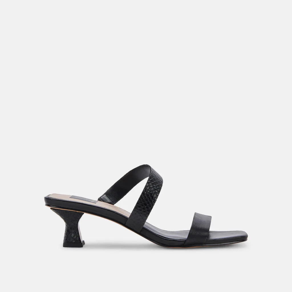 Dolce Vita The Mid Heel Asymmetrical Sandal In Black Shoes 2 Dolce Vita The Mid Heel Asymmetrical Sandal In Black Shoes