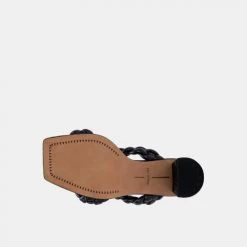 Dolce Vita Shoes The Braided Strap Sandal In Black