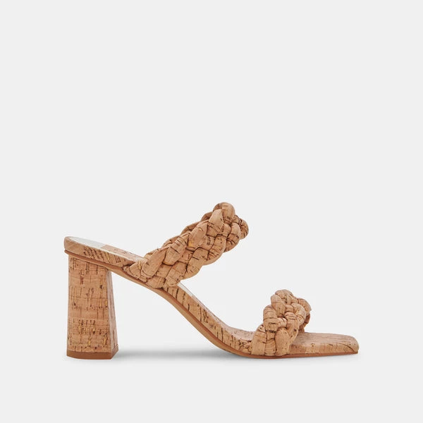 Dolce Vita The Braided Strap Sandal In Cork 2 Dolce Vita The Braided Strap Sandal In Cork