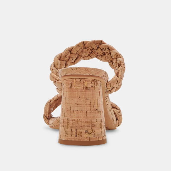 Dolce Vita The Braided Strap Sandal In Cork 3 Dolce Vita The Braided Strap Sandal In Cork