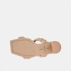 Dolce Vita Shoes The Braided Strap Sandal In Cream