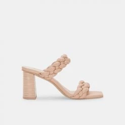 Dolce Vita Shoes The Braided Strap Sandal In Cream
