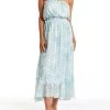 Drew Contemporary Clothing The Smock Floral Maxi In Mint
