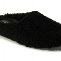 Vaneli The Faux Fur Slipper In Black