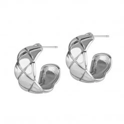Electric Picks Accessories The Coco Hoops In Silver