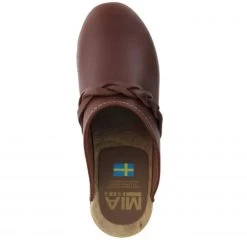 Mia The Clog With Braid Detail In Brown Shoes
