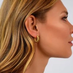 Electric Picks The Presley Hoops In Gold