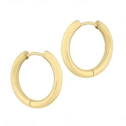 Electric Picks The Ringo Large Hoops In Gold Accessories