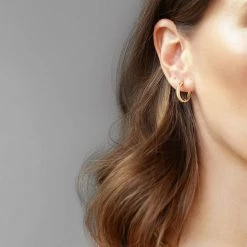 Electric Picks Accessories The Ringo Mini Hoops In Gold