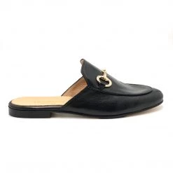 Elizabetta Bitmule - The Loafer Mule With Bit In Black