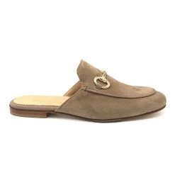 Elizabetta Bitmule - The Loafer Mule With Bit In Stone Shoes