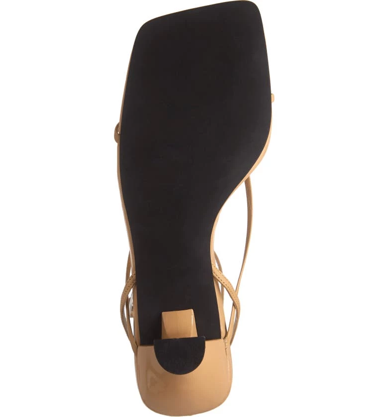 Jeffrey Campbell The Mid Sabrina Heel Strap Thong Sandal In Nude 4 Jeffrey Campbell The Mid Sabrina Heel Strap Thong Sandal In Nude