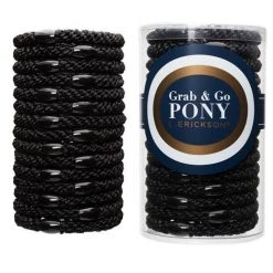 France Luxe The Grab & Go Ponytail Holders In Black Accessories