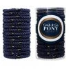 France Luxe The Grab & Go Ponytail Holders In Navy Accessories