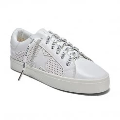 Vintage Havana The Star Perforated Lace Sneaker In White