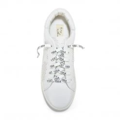 Vintage Havana The Star Perforated Lace Sneaker In White
