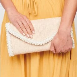 Urban Expressions The Gloria Clutch In Natural Handbags 7 Urban Expressions The Gloria Clutch In Natural Handbags
