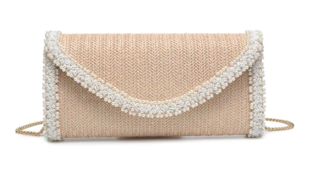 Urban Expressions The Gloria Clutch In Natural Handbags 1 Urban Expressions The Gloria Clutch In Natural Handbags