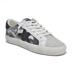 Vintage Havana The Camo Lace Sneaker In Grey