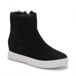 Blondo The Hidden Wedge Sneaker Bootie In Black