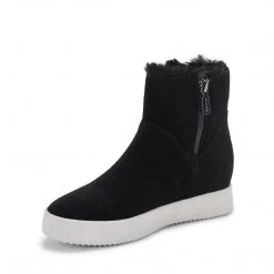 Blondo The Hidden Wedge Sneaker Bootie In Black