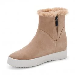 Blondo Shoes The Hidden Wedge Sneaker Bootie In Sand