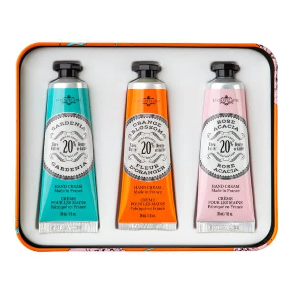 La Chatelaine The Hand Cream Trio Floral Tin Accessories 4 La Chatelaine The Hand Cream Trio Floral Tin Accessories