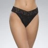 Hanky Panky Accessories The Original Rise Thong In Black