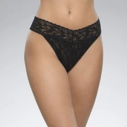 Hanky Panky Accessories The Original Rise Thong In Black