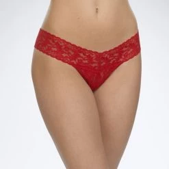 Hanky Panky The Low Rise Thong In Red Accessories