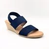 Isabella Shoes Betty - The Elastic 2 Band Espadrille In Navy