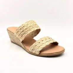 Isabella Raffy - The Raffia 2 Band Espadrille In Natural