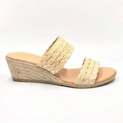 Isabella Raffy - The Raffia 2 Band Espadrille In Natural