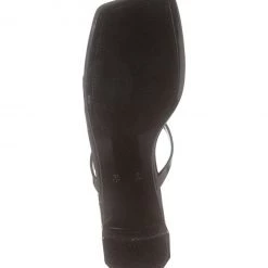 Jeffrey Campbell The Two Band Mid Heel Eva Sandal In Black