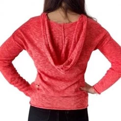 J Society Contemporary Clothing The Beach Hoody In Coral